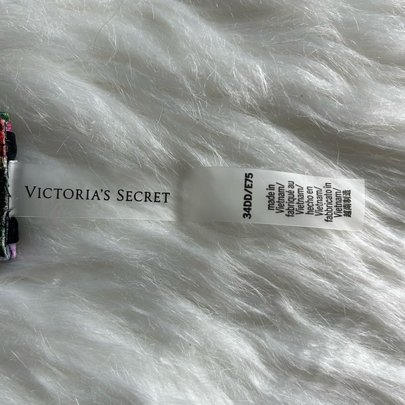 NWOT Victoria’s Secret Bombshell Bikini Brazilian Tropical Top 34DD Bottoms L - Picture 6 of 12